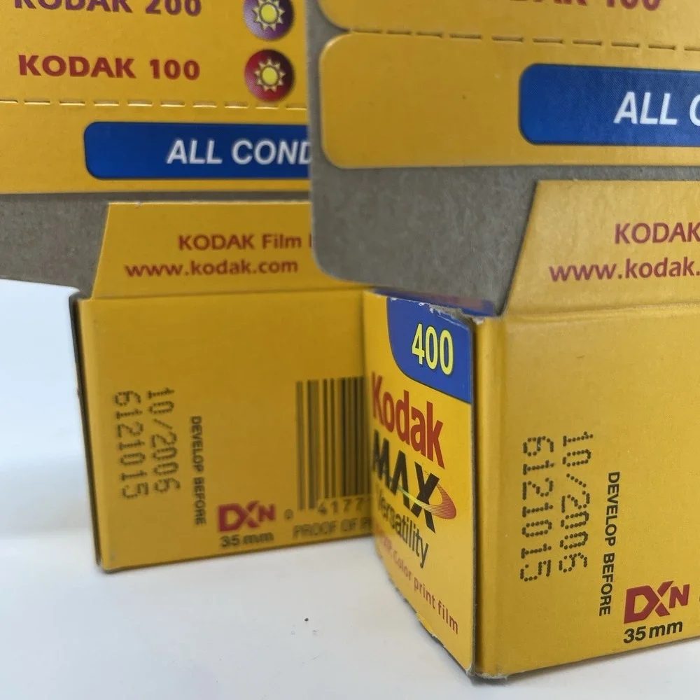 Kodak Max Versatility 400 Film 2 Rolls 24 Exp 35mm Ex 10/2006 All Conditions NOS